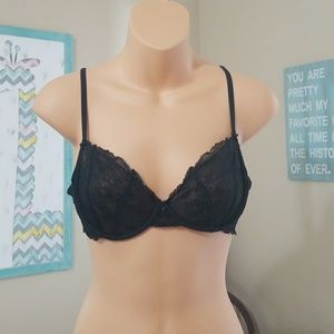 Black Lace Bra